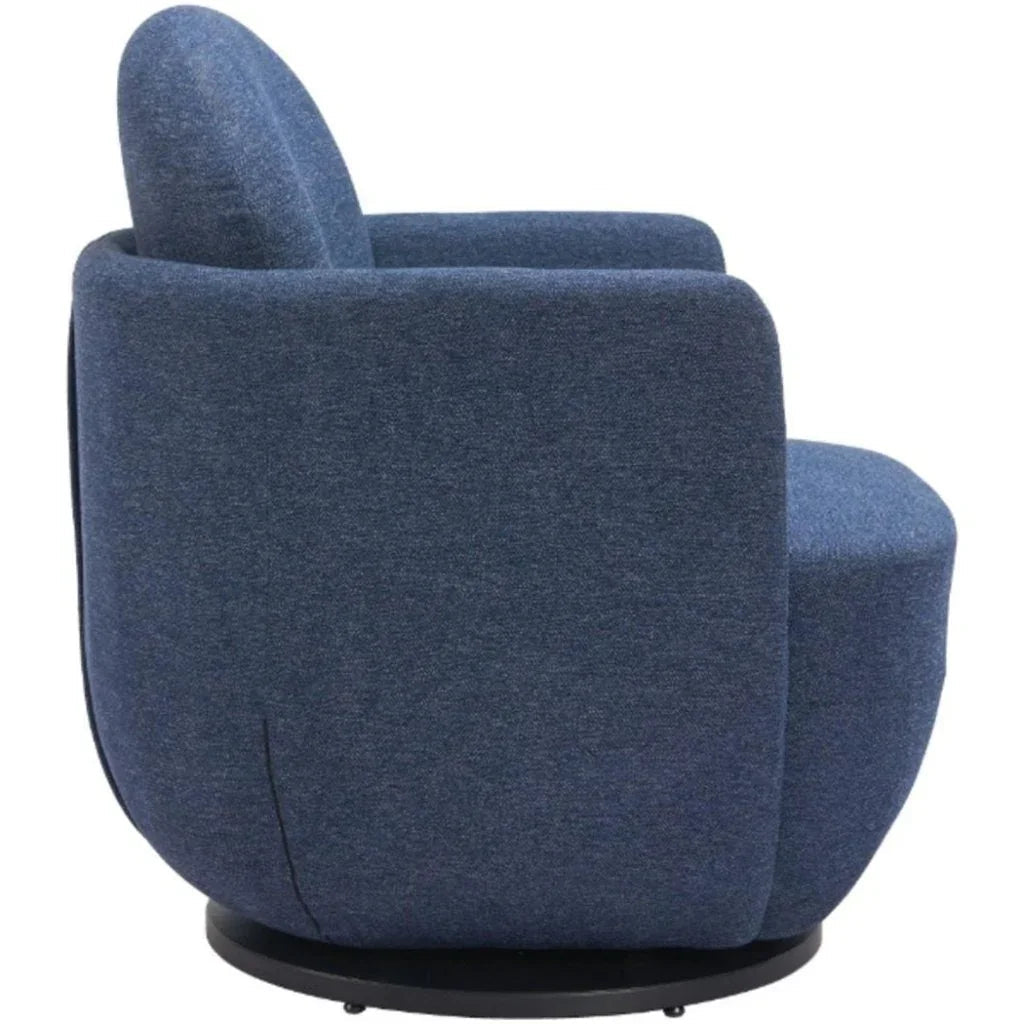 Bant Blue Swivel Arm Chair
