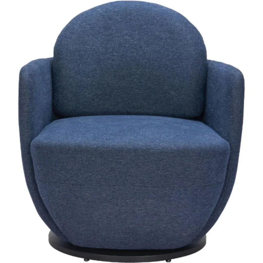 Bant Blue Swivel Arm Chair