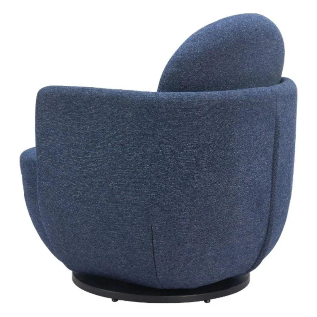 Bant Blue Swivel Arm Chair