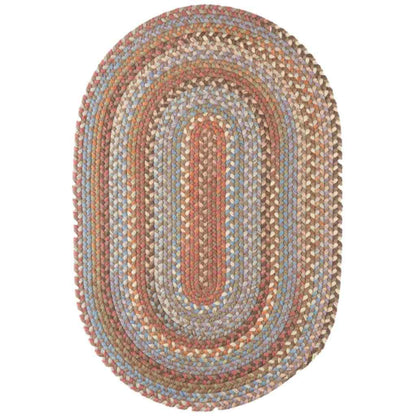 Bar Harbor Braided Oval Reversible Area Rugs