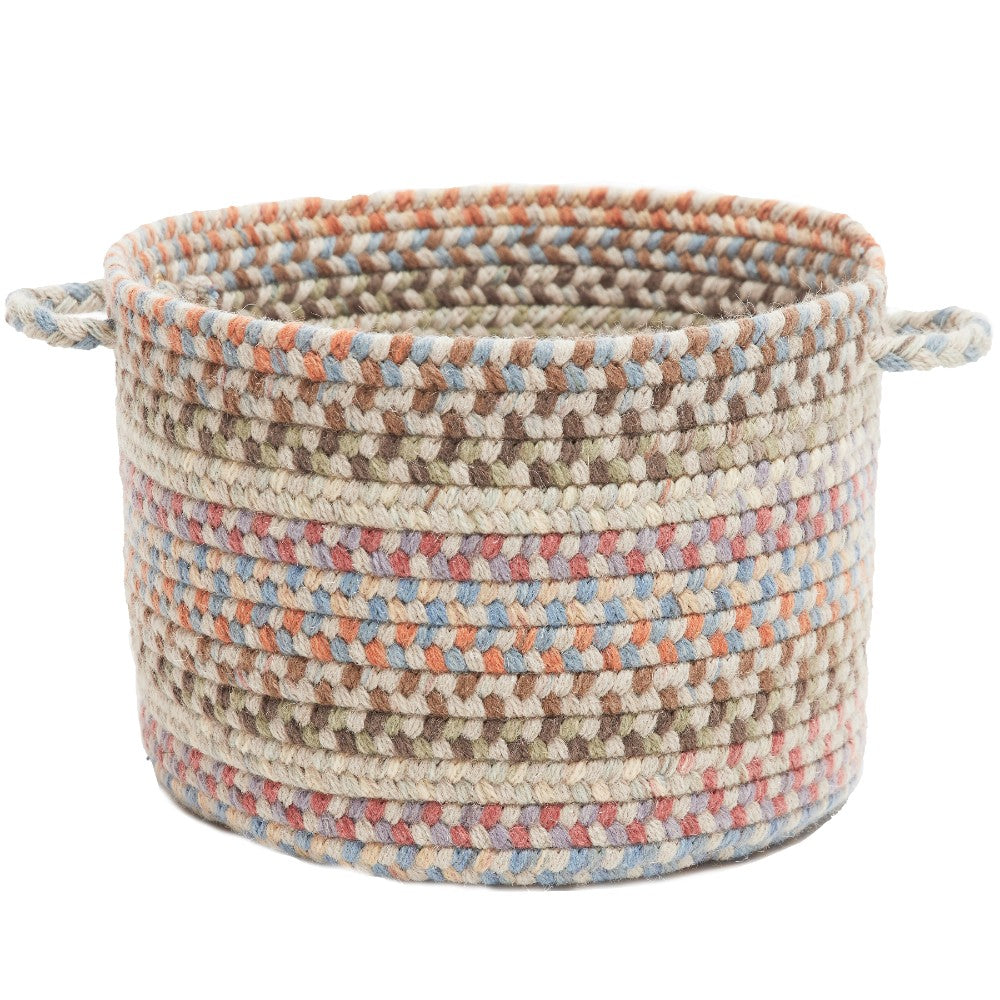 Bar Harbor Wool Braided Handmade Basket