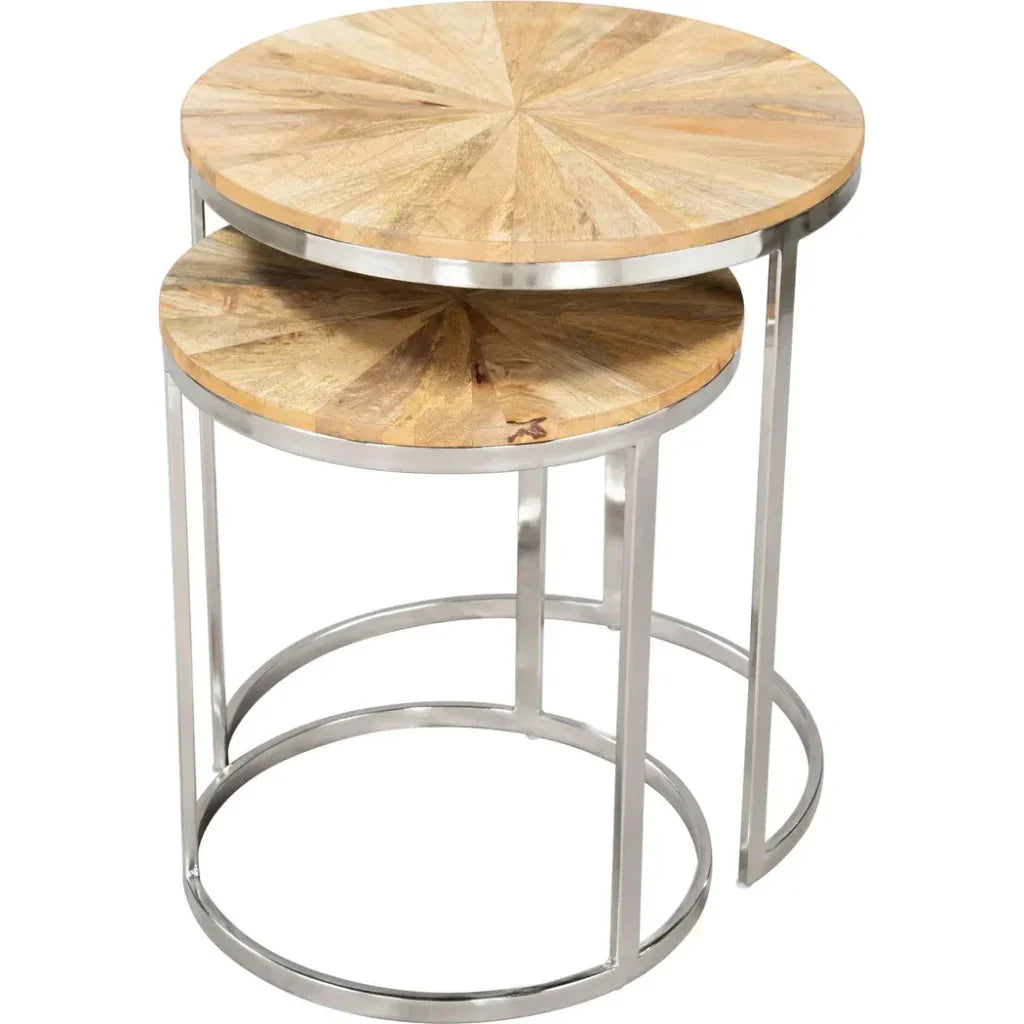 Bari Coffee Table Set (2-Piece) Natural