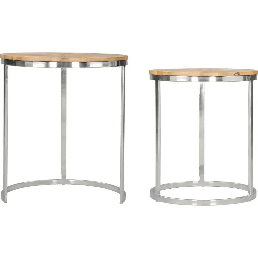 Bari Coffee Table Set (2-Piece) Natural