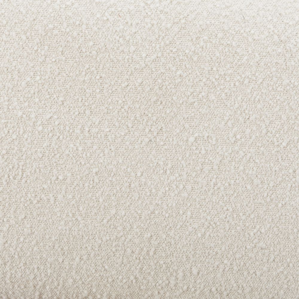 Baris Ivory Textured Fabric Nightstand Ivory