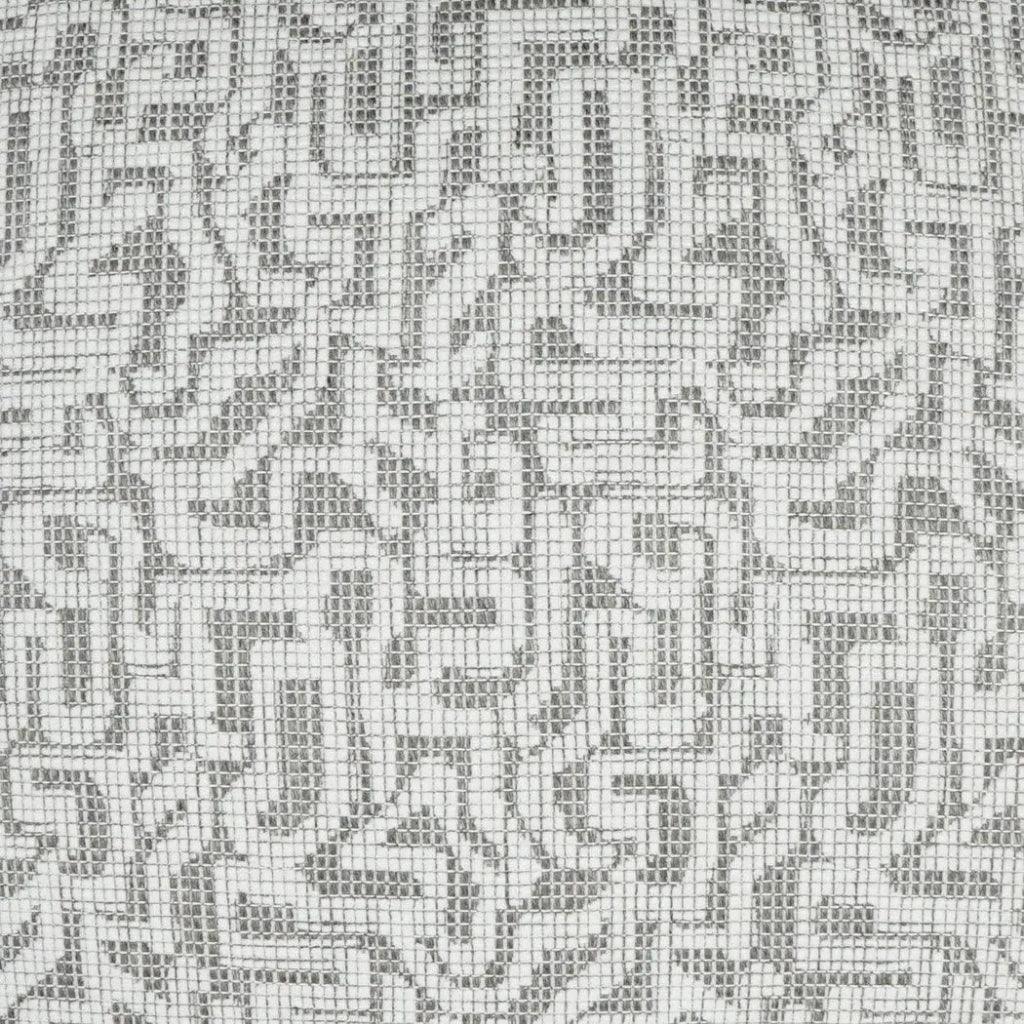 Barkley Abstract White Taupe Large Throw Pillow Insert