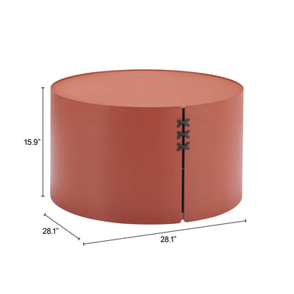 Bayu Aluminum Red Coffee Table