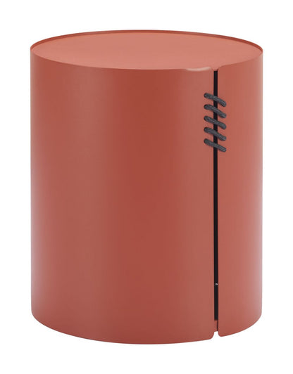 Bayu Aluminum Red Side Table