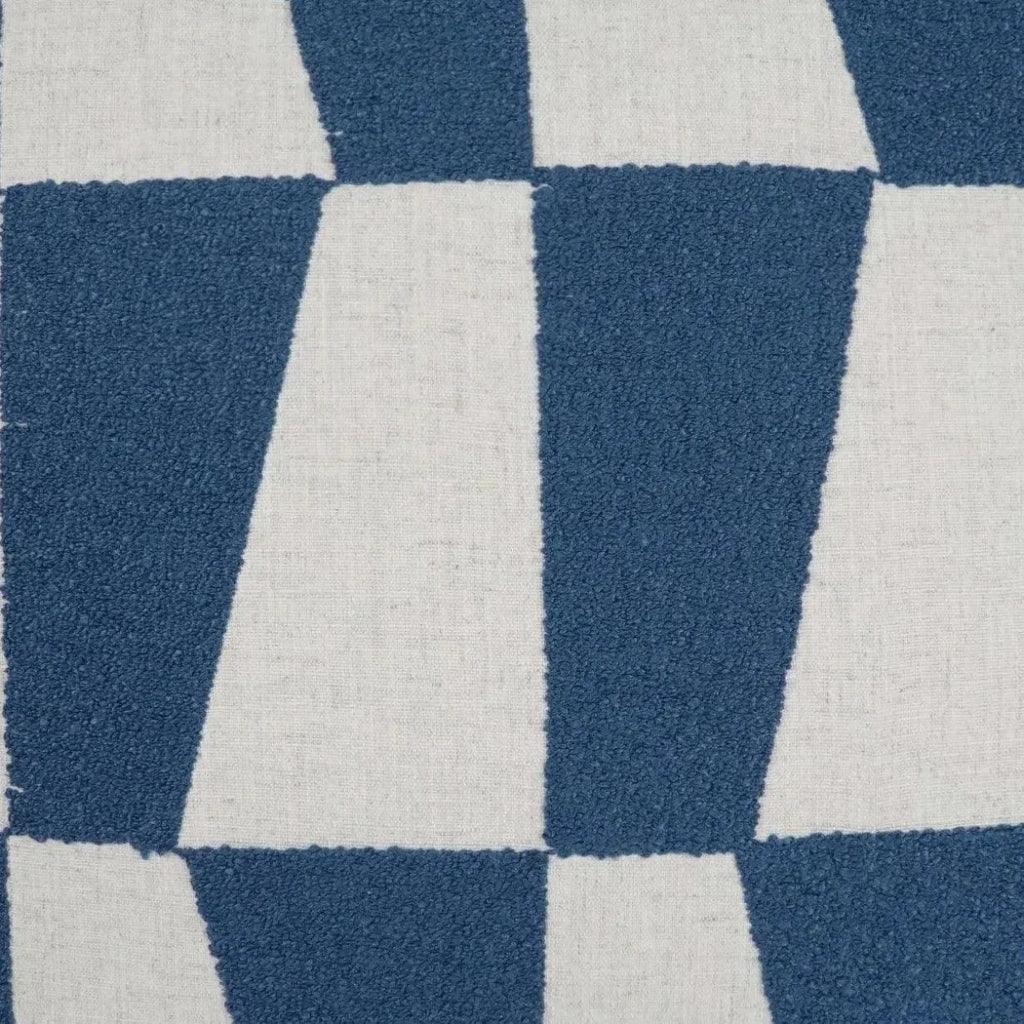 Bayview Cobalt Geometric Blue Large Throw Pillow Insert