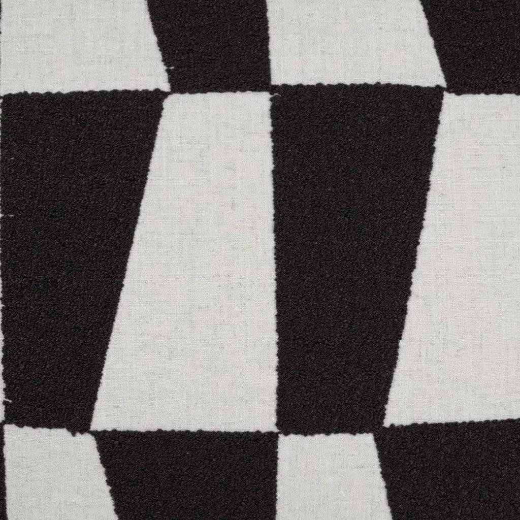 Bayview Domino Black Large Throw Pillow Insert