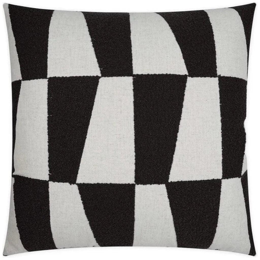 Bayview Domino Black Large Throw Pillow Insert