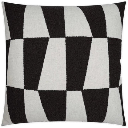Bayview Domino Black Large Throw Pillow Insert