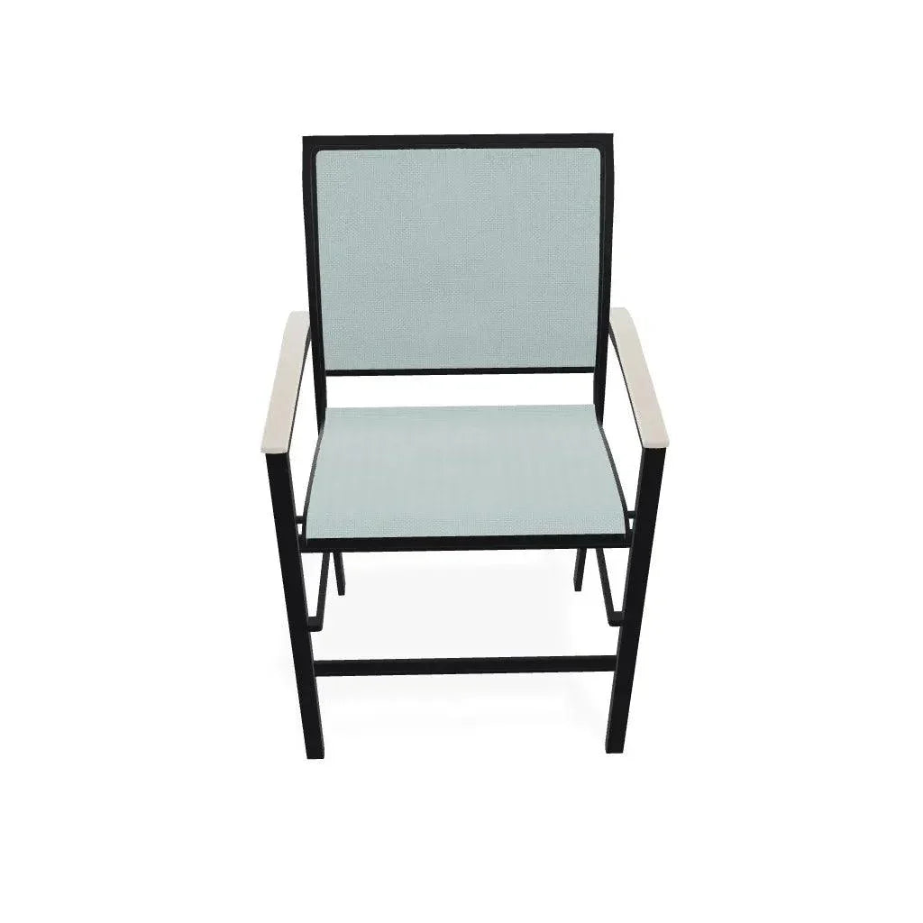 Bazza Sling Balcony Height Stacking Outdoor Cafe Chair