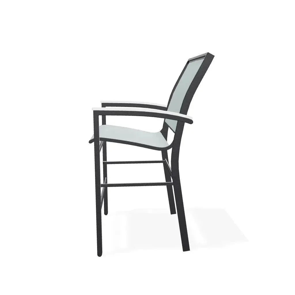 Bazza Sling Balcony Height Stacking Outdoor Cafe Chair