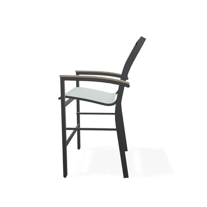 Bazza Sling Balcony Height Stacking Outdoor Cafe Chair