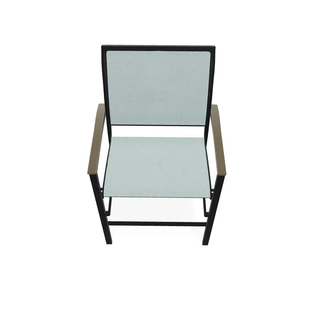 Bazza Sling Balcony Height Stacking Outdoor Cafe Chair