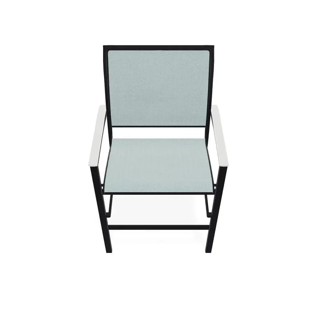 Bazza Sling Balcony Height Stacking Outdoor Cafe Chair