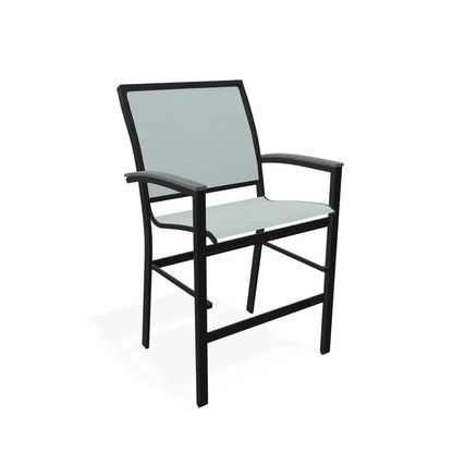 Bazza Sling Balcony Height Stacking Outdoor Cafe Chair