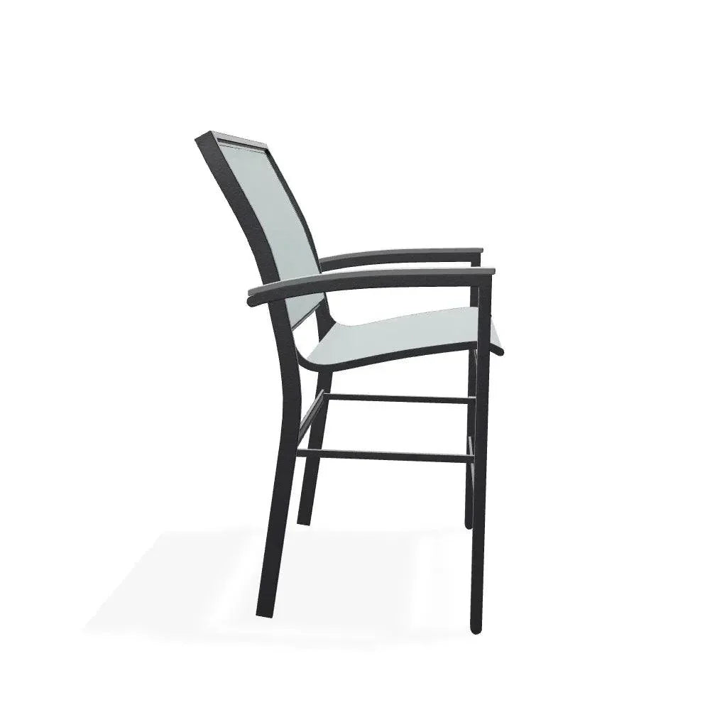 Bazza Sling Balcony Height Stacking Outdoor Cafe Chair