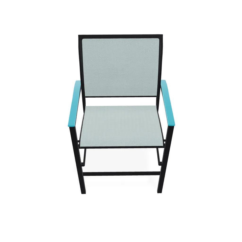 Bazza Sling Balcony Height Stacking Outdoor Cafe Chair