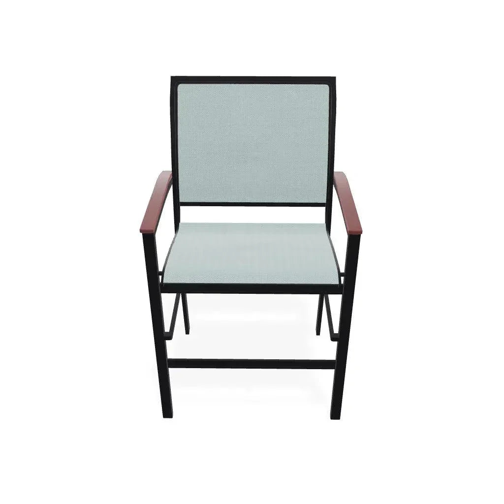 Bazza Sling Balcony Height Stacking Outdoor Cafe Chair