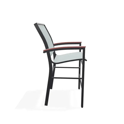 Bazza Sling Balcony Height Stacking Outdoor Cafe Chair
