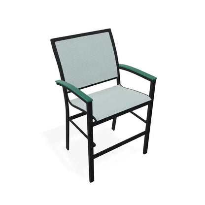 Bazza Sling Balcony Height Stacking Outdoor Cafe Chair