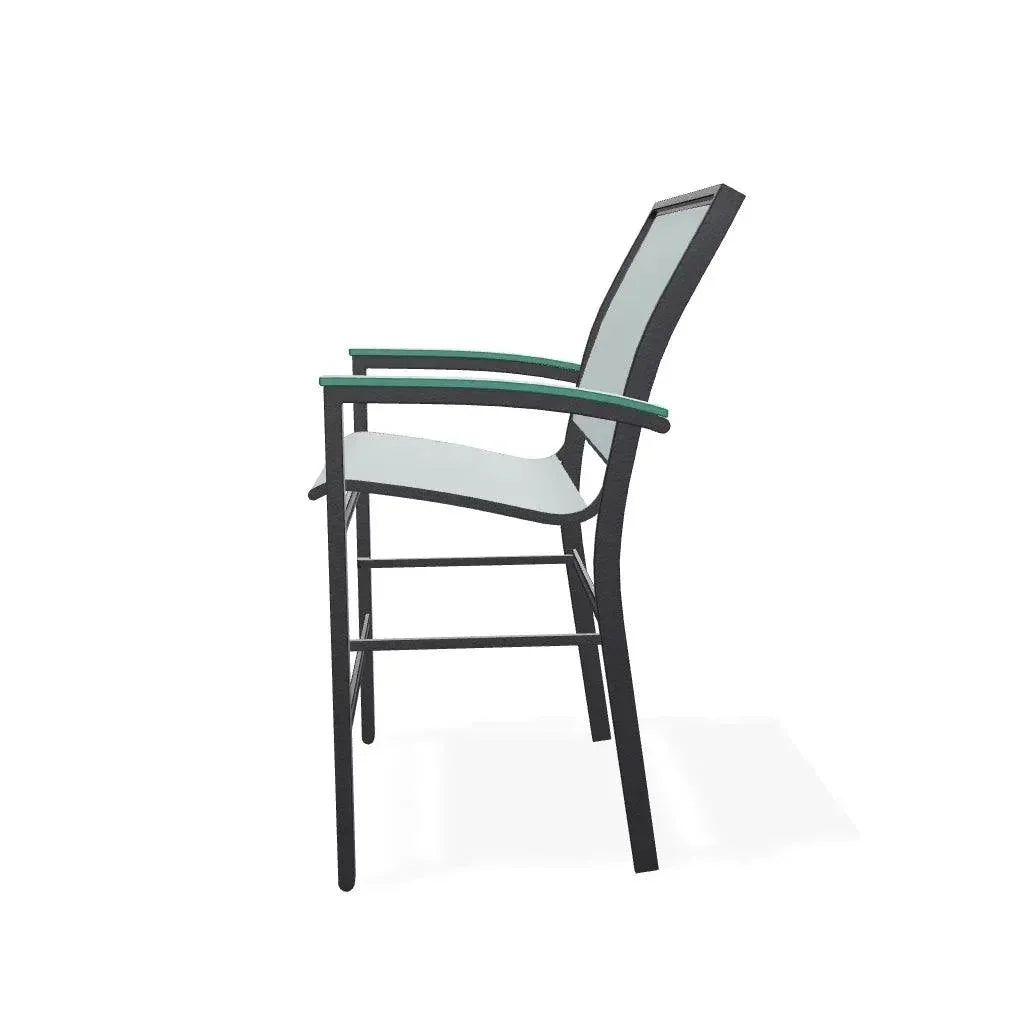 Bazza Sling Balcony Height Stacking Outdoor Cafe Chair