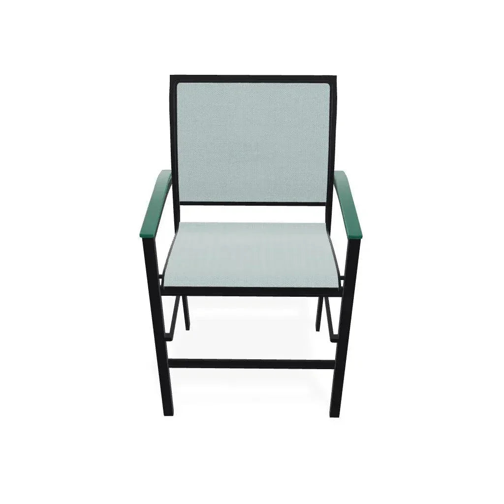 Bazza Sling Balcony Height Stacking Outdoor Cafe Chair