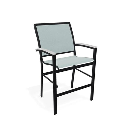 Bazza Sling Balcony Height Stacking Outdoor Cafe Chair
