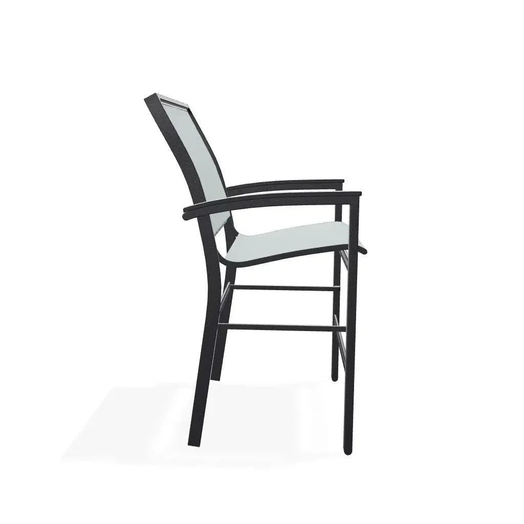 Bazza Sling Balcony Height Stacking Outdoor Cafe Chair