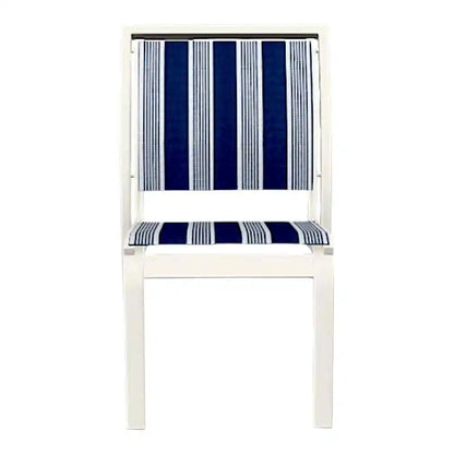 Bazza Sling Stacking Armless Outdoor Cafe Chair