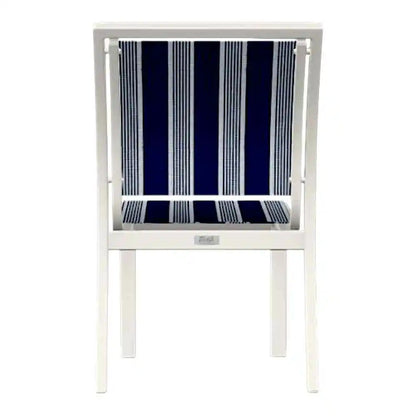 Bazza Sling Stacking Armless Outdoor Cafe Chair