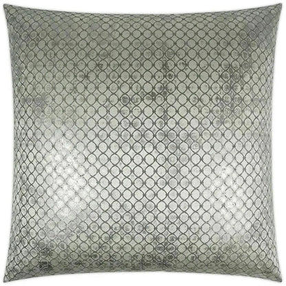Beadling Glam Silver Large Throw Pillow Insert