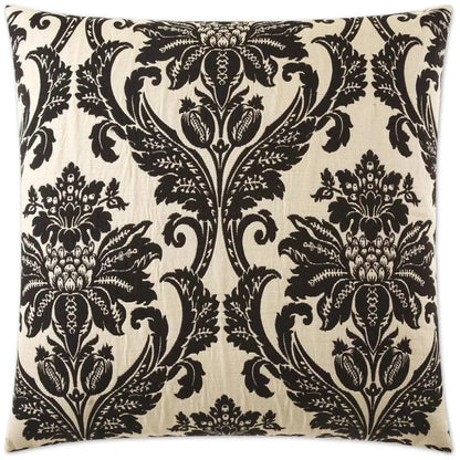 Beatrice Black Throw Pillow With Insert