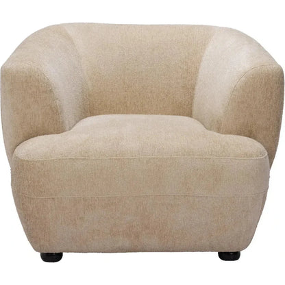 Bekker Wood Golden Beige Accent Arm Chair