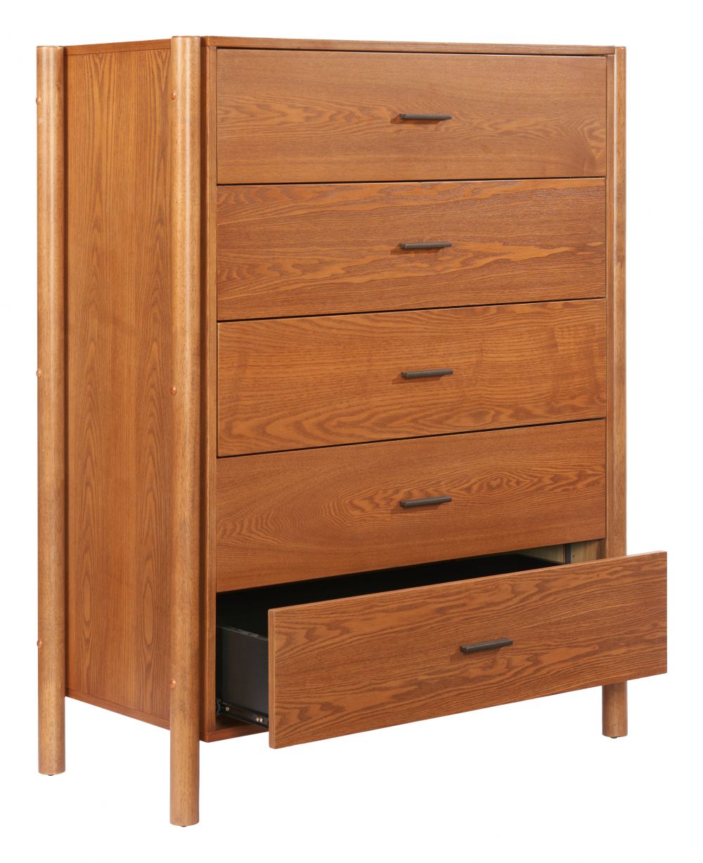 Beleza Five Drawers Wood Chest