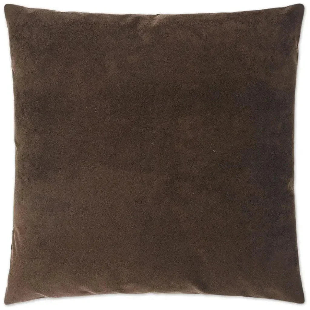 Bella Chocolate Brown Throw Pillow Insert