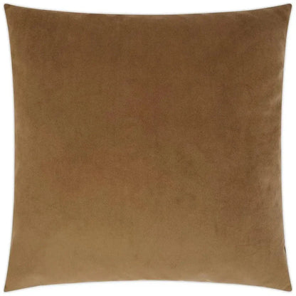 Bella Cognac Brown Throw Pillow With Insert