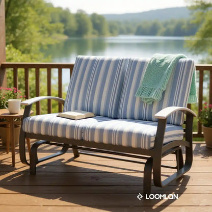 Belle Isle Deep Seat 2-Seat Outdoor Glider