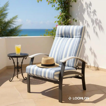 Belle Isle Deep Seat High Back Adjustable Outdoor Chair