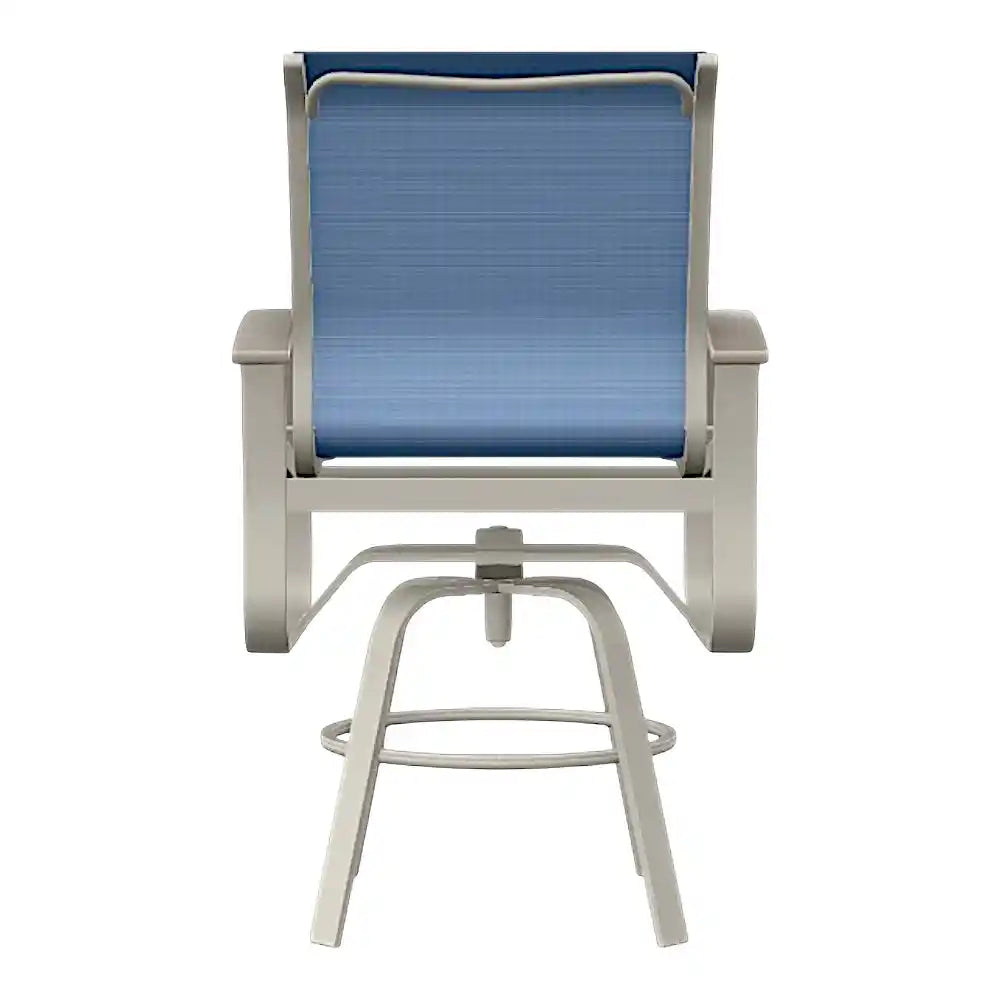 Belle Isle MGP Sling Balcony Height Swivel Outdoor Arm Chair