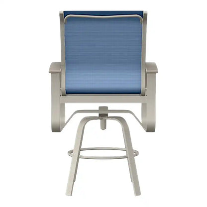 Belle Isle MGP Sling Bar Height Swivel Outdoor Arm Chair