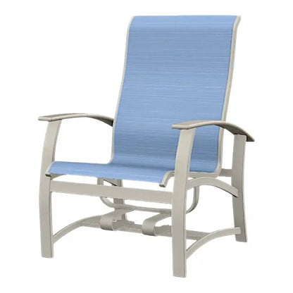 Belle Isle MGP Sling Hidden Motion Chat Outdoor Chair