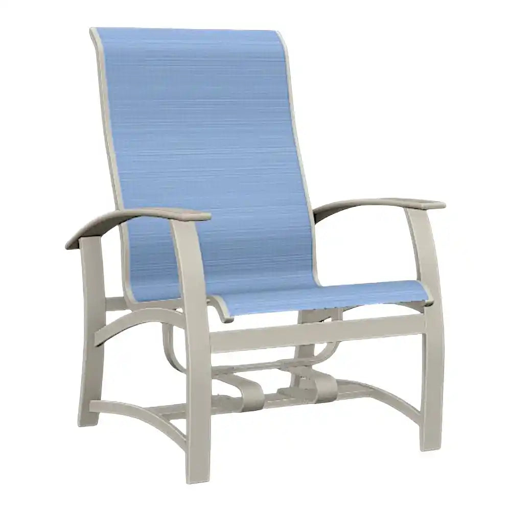 Belle Isle MGP Sling Hidden Motion Chat Outdoor Chair
