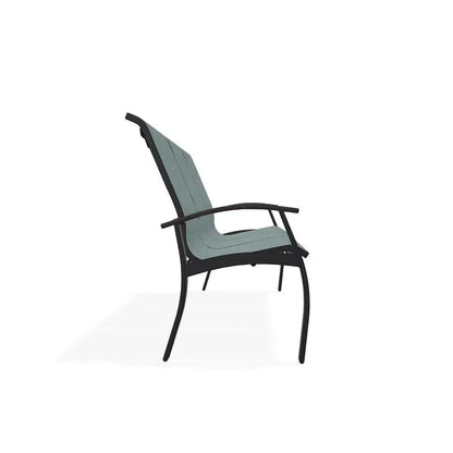 Belle Isle Rustic Polymer/Aluminum Sling 3-Seat Outdoor Sofa
