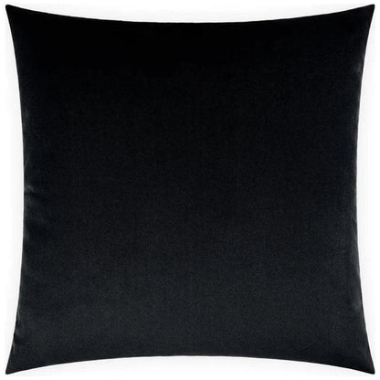 Belvedere Black Throw Pillow With Insert
