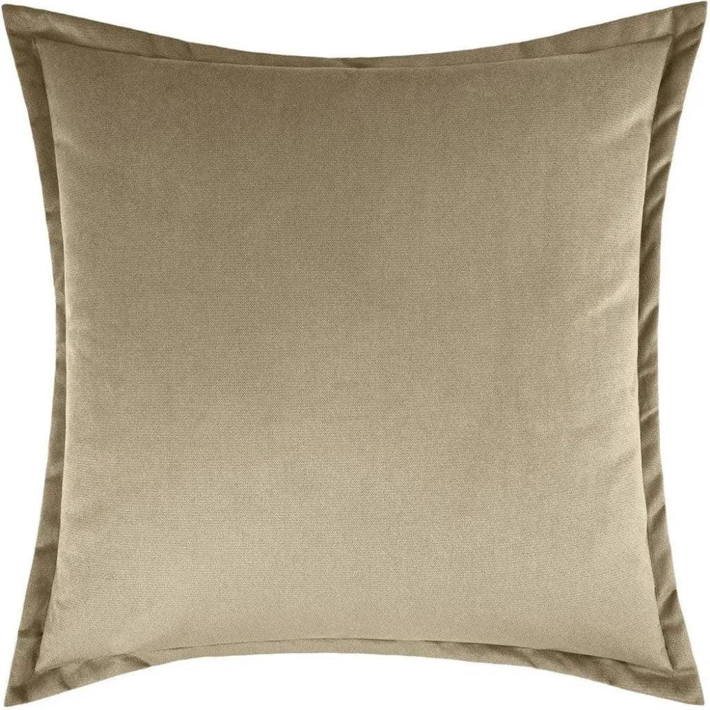 Belvedere Flange Driftwood Brown Throw Pillow Insert