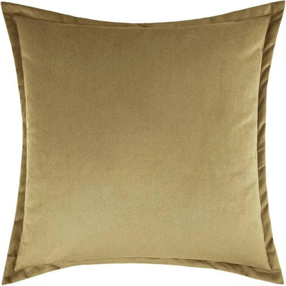Belvedere Flange Maize Brown Throw Pillow Insert
