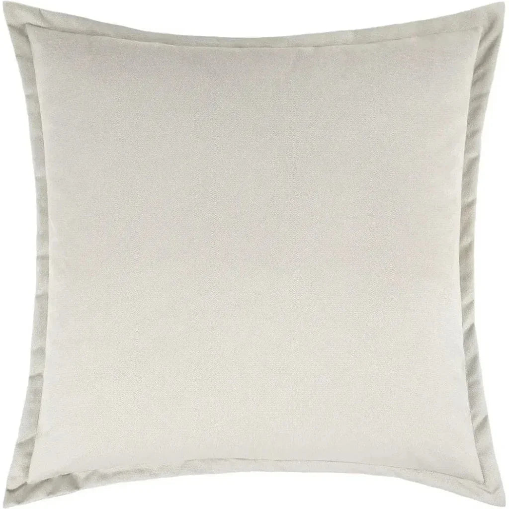 Belvedere Flange Marshmallow White Throw Pillow Insert