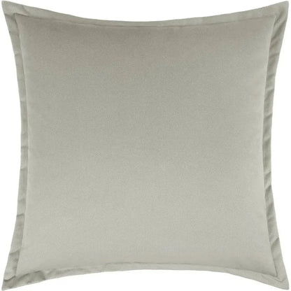 Belvedere Flange Whisper Silver Throw Pillow Insert